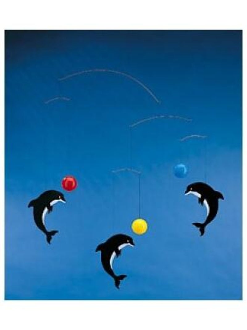Mobile Flensted Dolphinarium : Art Suspendu et Mouvant Jaune - Kiabi