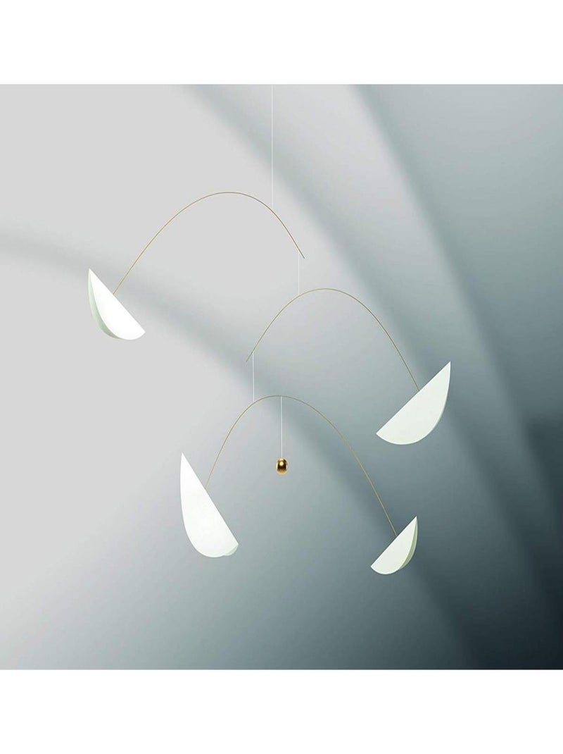 Mobile Flensted Élégance en Blanc et Or pour Décoration Orange - Kiabi