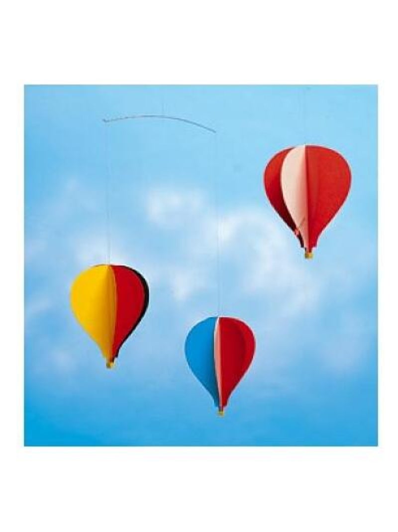 Mobile Flensted en Carton : 3 Montgolfières Colorées Bleu - Kiabi