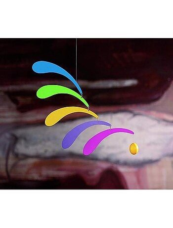Mobile Flensted Flowing Rhythm Arc-en-Ciel pour Décoration Intérieure