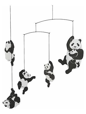Mobile Flensted Panda en Carton - Élégance et Mouvement