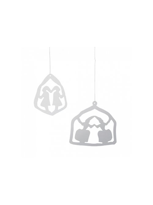 Mobile Flensted Pixies en Carton Blanc de 7 cm - Kiabi
