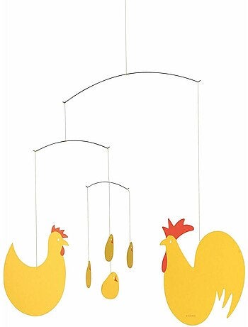 Mobile Flensted Poussin de Pâques en Carton