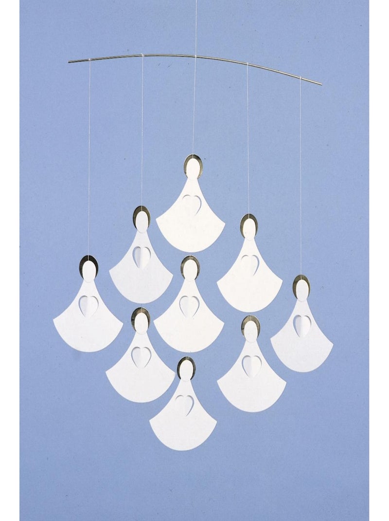 Mobile Gracieux Flensted Angel Choir avec 9 Anges Blanc - Kiabi