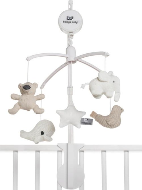 Mobile musical animaux beige - Kiabi