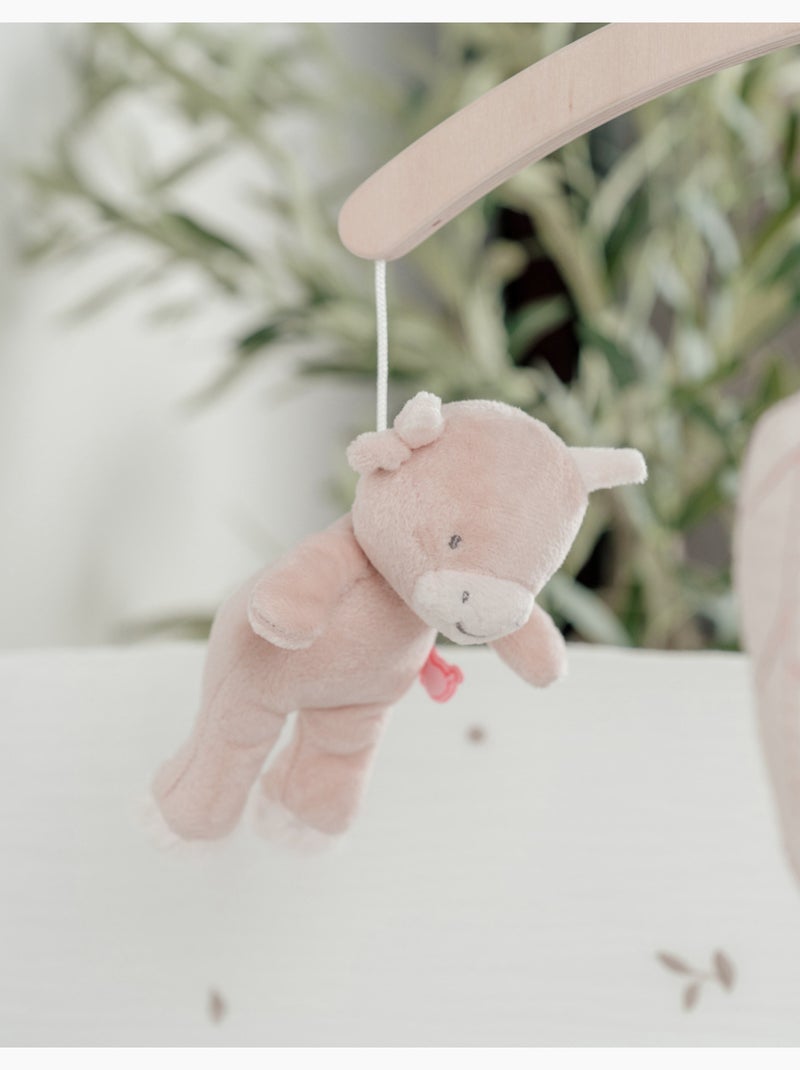 Mobile musical avec bras en bois – Lily & Fluffy Noukie's Rose - Kiabi