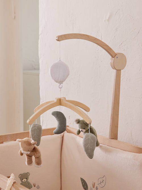 Mobile musical avec bras en bois – Orso & Fluffy Noukie's - Kiabi