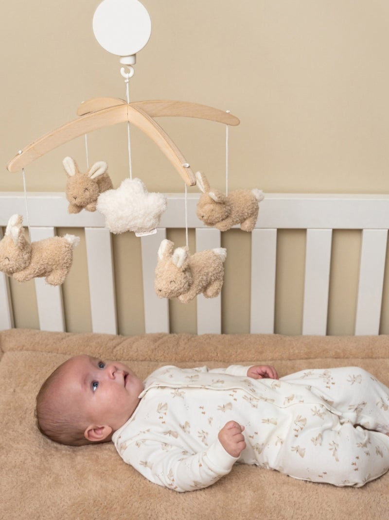 Mobile musical Baby Bunny Beige - Kiabi