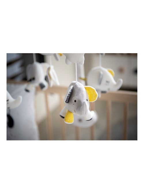 Mobile musical bébé Eléphant en coton - - Kiabi
