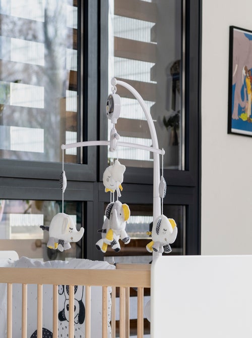 Mobile musical bébé Eléphant en coton - SAUTHON - Kiabi