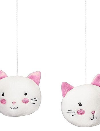 Mobile musical bébé en polyester blanc - BABYPRICE