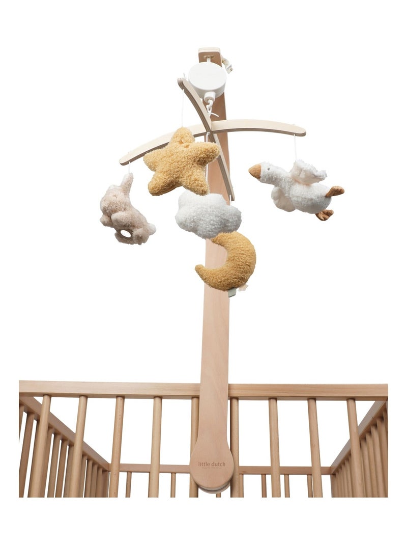 Mobile musical en bois Newborn Beige - Kiabi