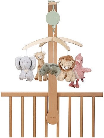 Mobile musical en bois Safari Friends