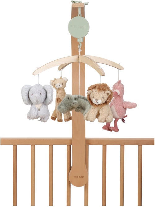 Mobile musical en bois Safari Friends - Kiabi