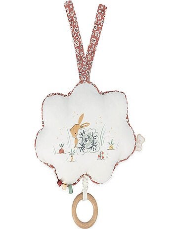Mobile Musical En Tissu Mon Petit Lapin (15 Cm)