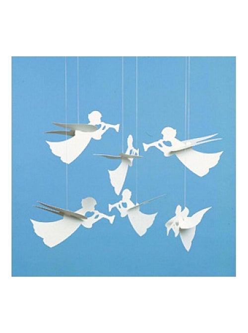 Mobile Musical Flensted : Anges en Carton Élégants - Kiabi