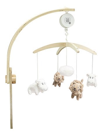 Mobile musical lions & hippopotames