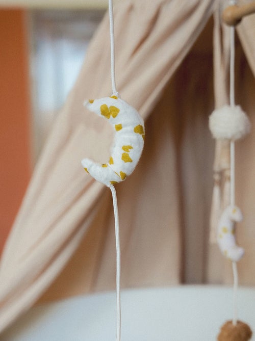 Mobile musical lune pour bébé - Kiabi