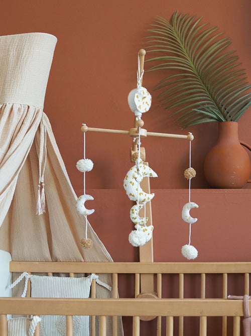 Mobile musical lune pour bébé - Kiabi