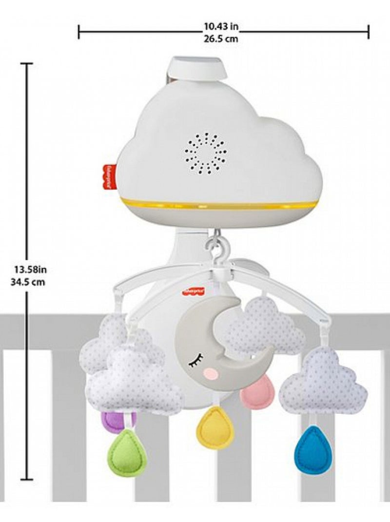Mobile Musical Nuages Apaisants Jaune - Kiabi