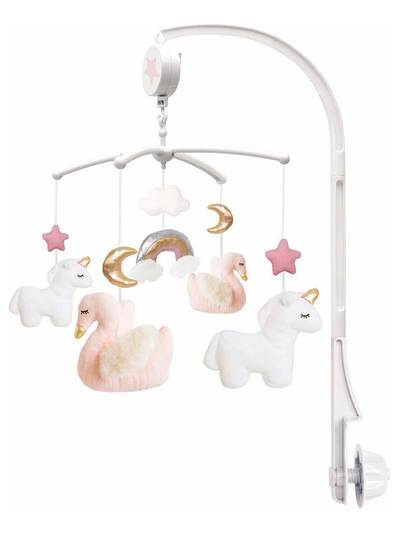 Mobile musical pour lit bébé, Licorne JaBaDaBaDo Rose - Kiabi