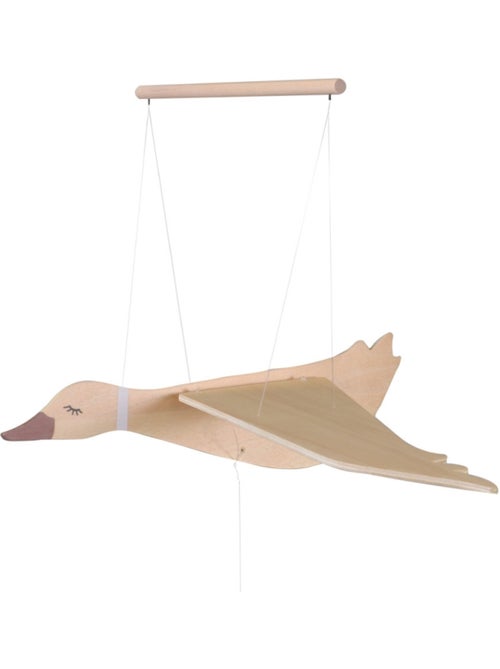 Mobile oie volante en bois - Kiabi