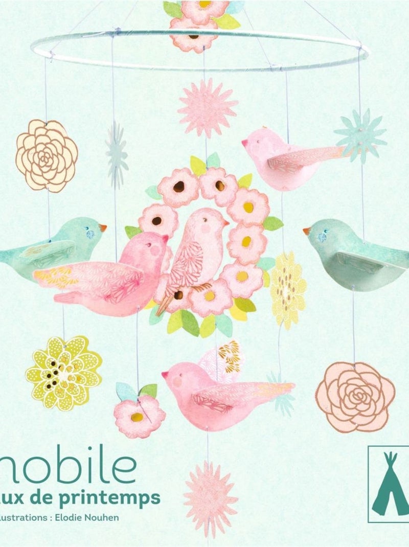 Mobile Oiseaux de printemps Little Big Room Multicolore - Kiabi