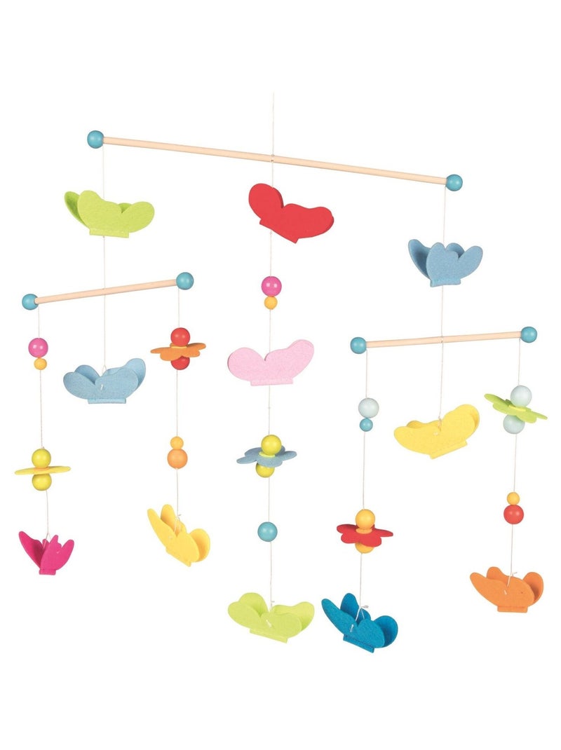 Mobile papillons Beige - Kiabi