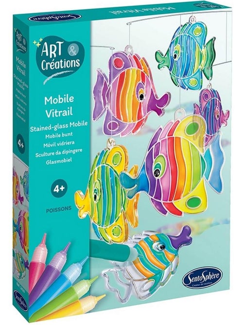 Mobile vitrail - poissons - Kiabi