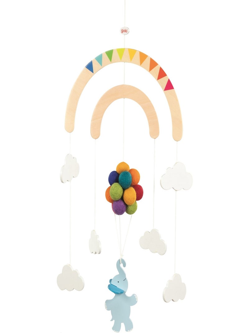 Mobile Voyage de l'éléphant Beige - Kiabi