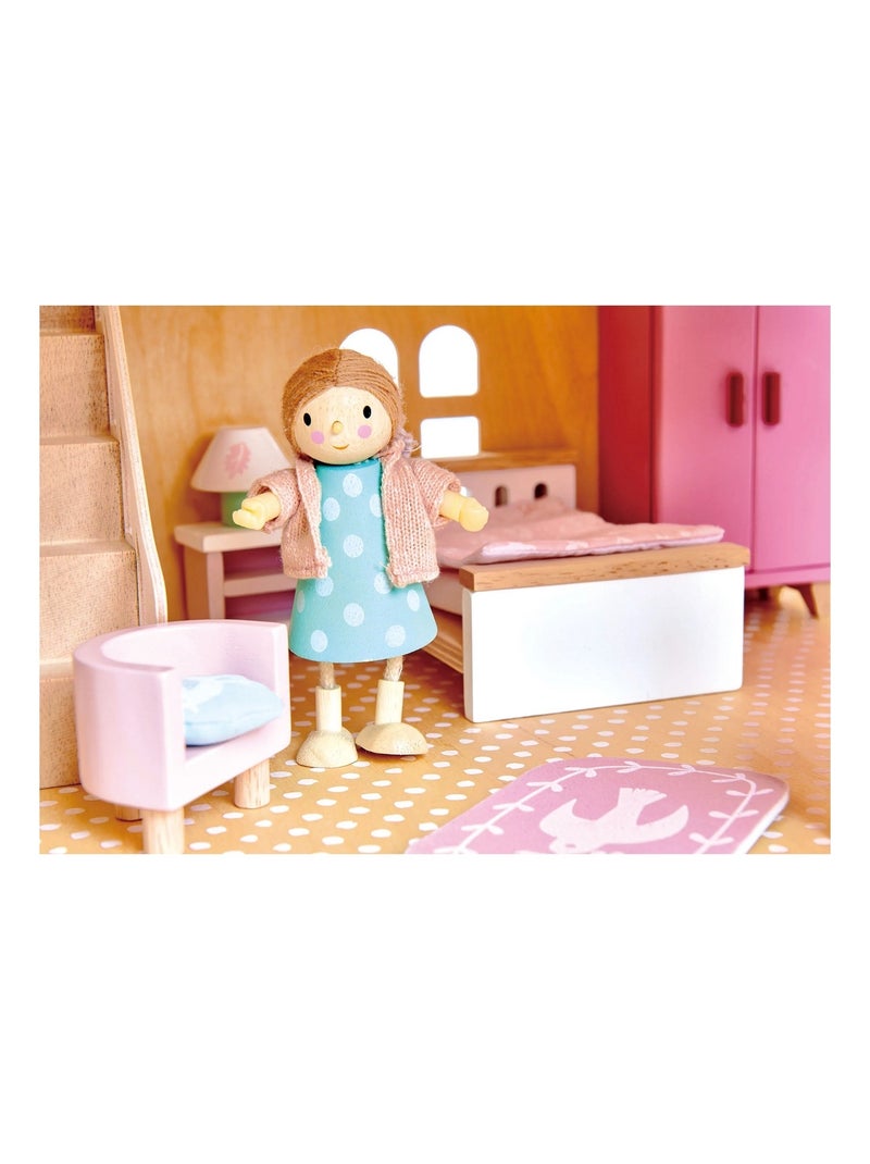 Mobilier chambre pour maison de poupées Rose - Kiabi