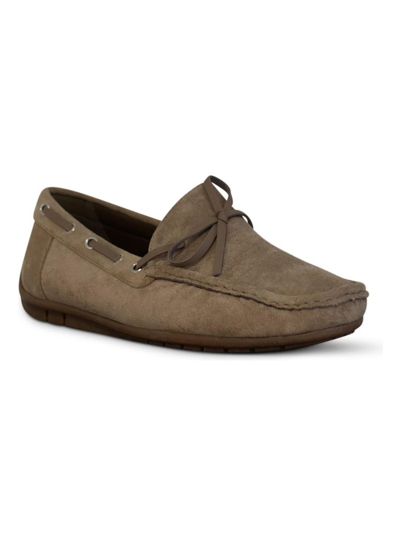 Mocassin à enfiler Kebello Beige - Kiabi