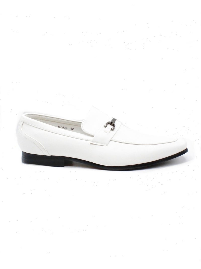 Mocassin à enfiler Kebello Blanc - Kiabi