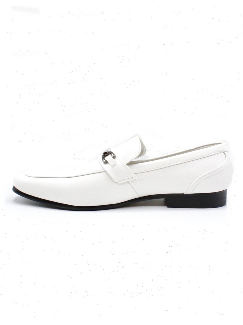 Mocassin à enfiler Kebello Blanc - Kiabi