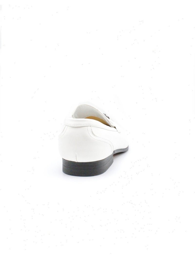 Mocassin à enfiler Kebello Blanc - Kiabi