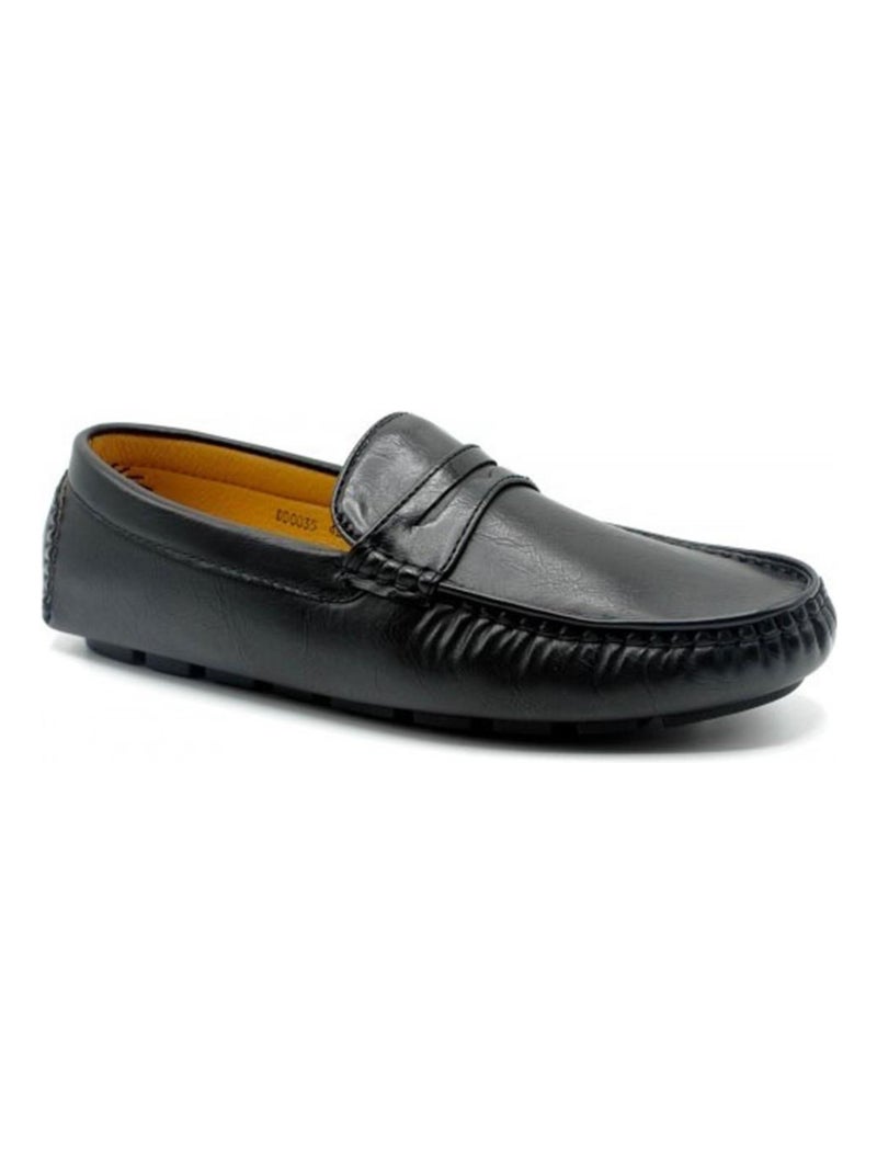 Mocassin à enfiler Kebello Noir Noir - Kiabi