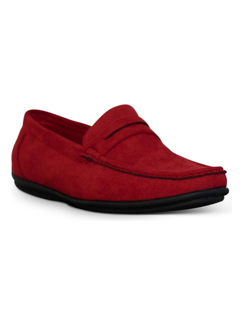 Mocassin à enfiler Kebello Rouge - Kiabi