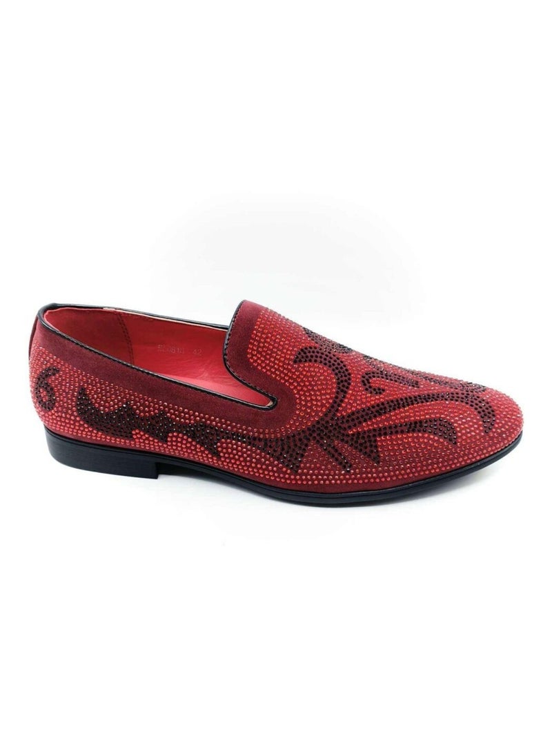 Mocassin à enfiler Kebello Rouge - Kiabi