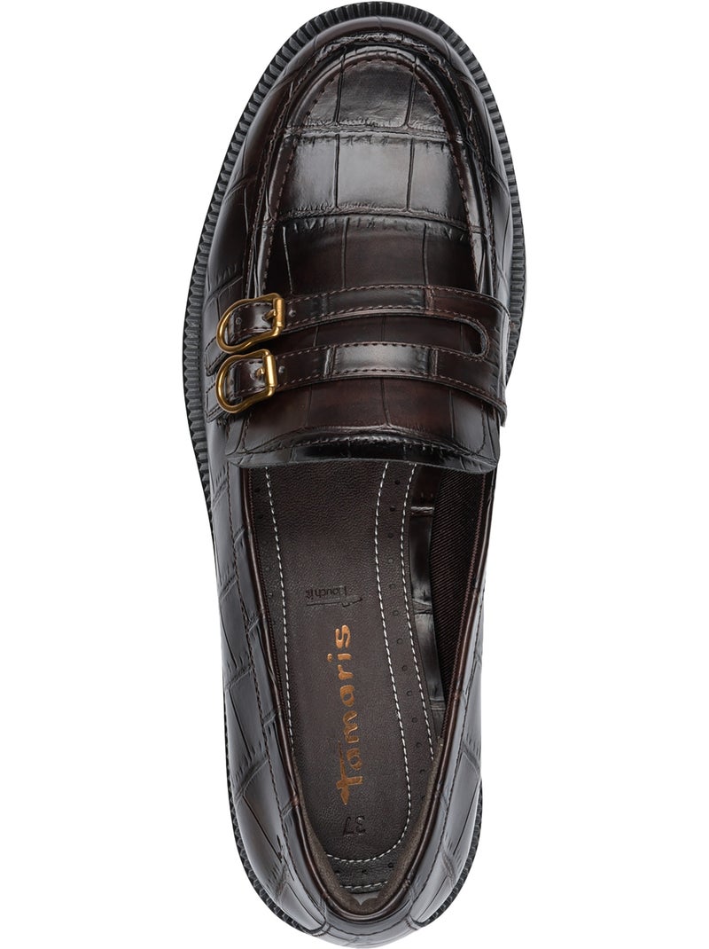 Mocassin à enfiler tamaris Marron - Kiabi