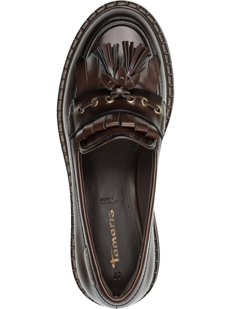 Mocassin à enfiler tamaris Marron - Kiabi