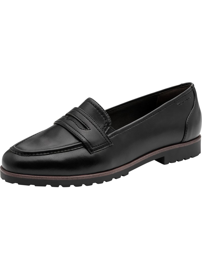 Mocassin à enfiler tamaris Noir - Kiabi