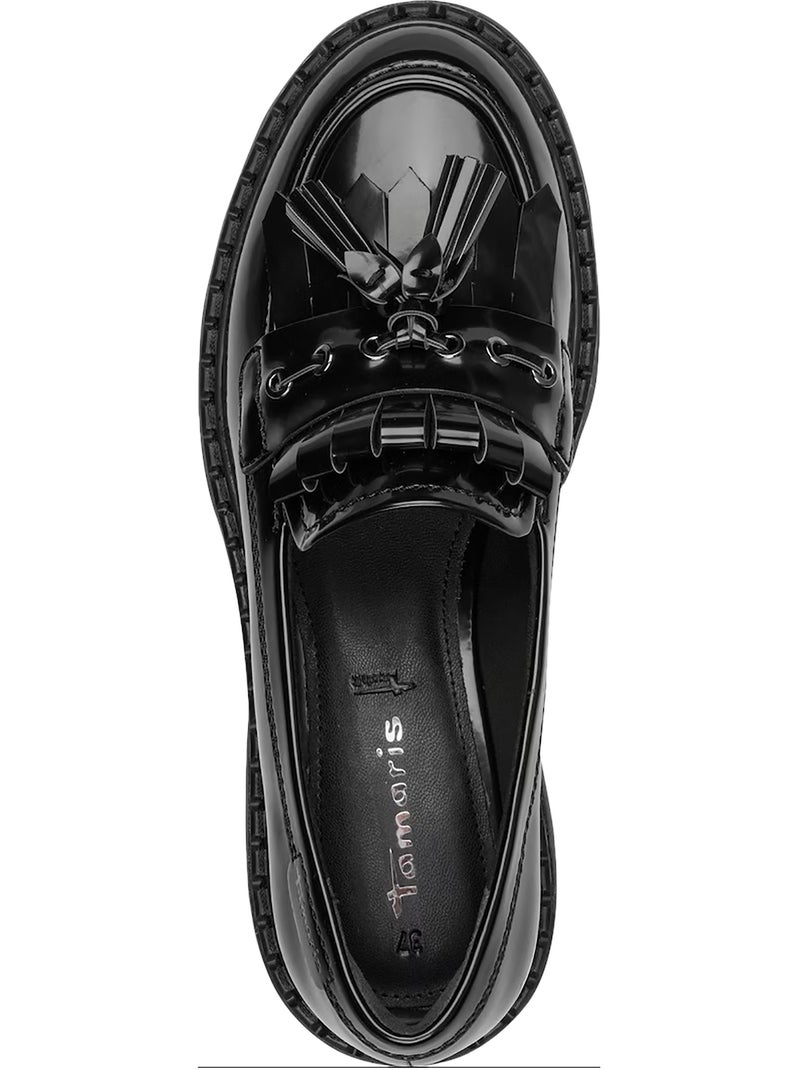 Mocassin à enfiler tamaris Noir - Kiabi