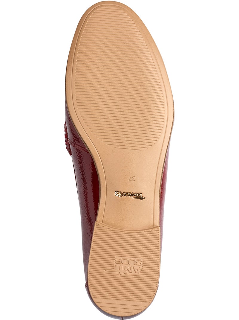 Mocassin à Enfiler Tamaris Rouge - Kiabi