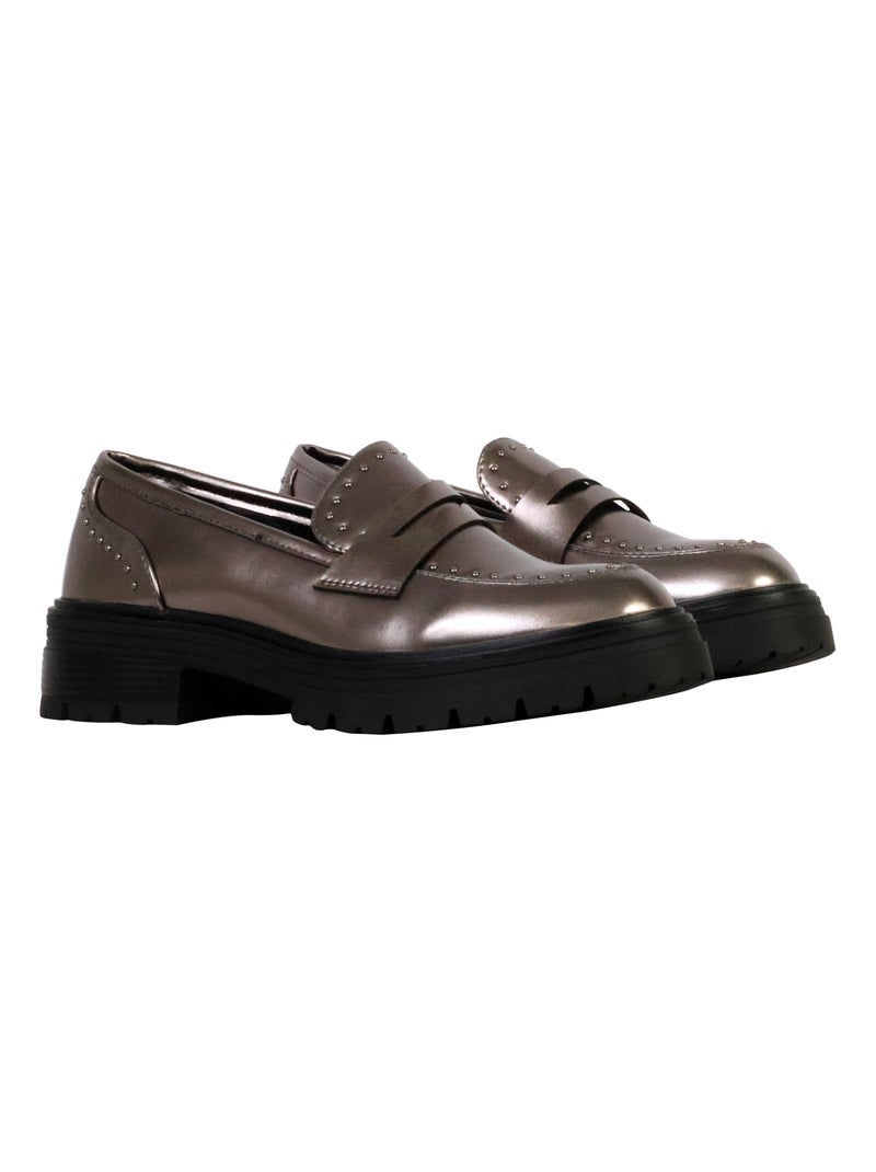 Mocassin à Enfiler The Divine Factory Gris - Kiabi
