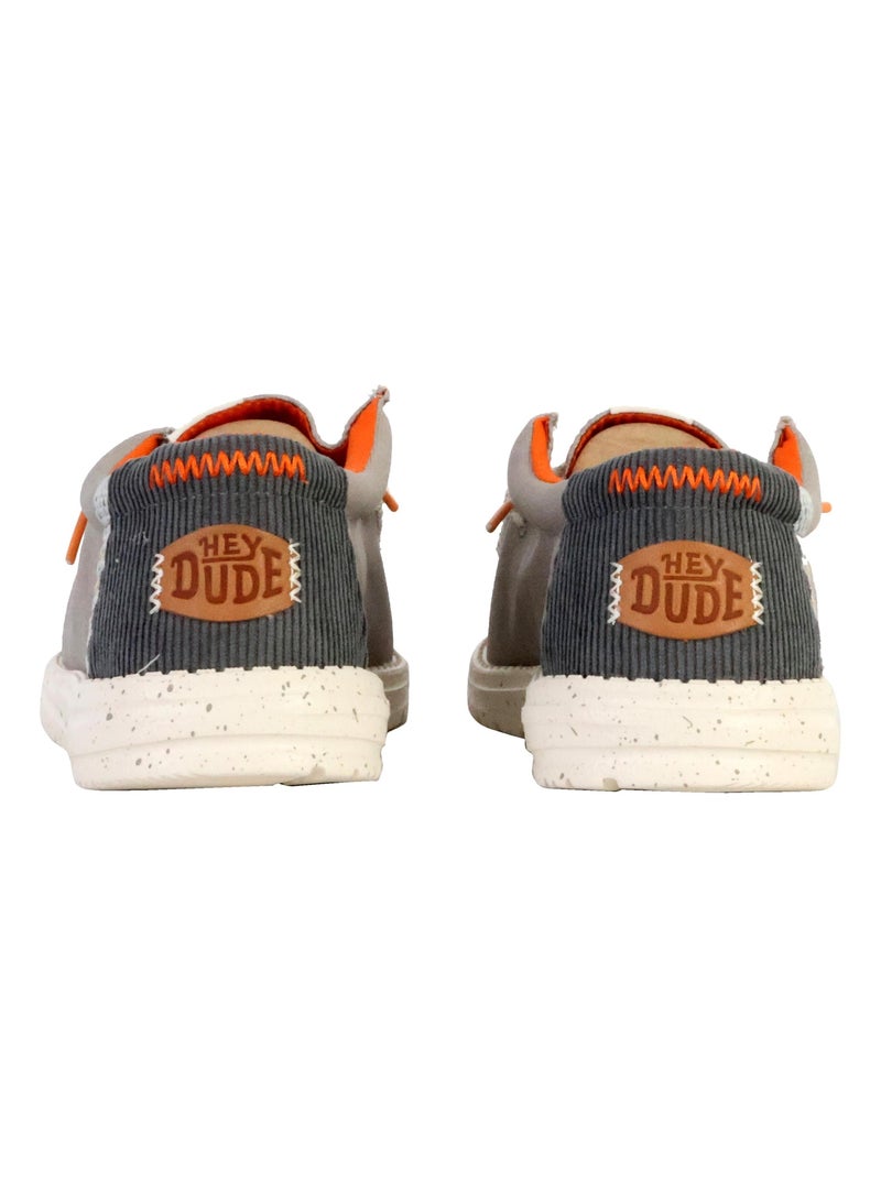 Mocassin à Lacets Hey Dude Wally Break Hey Day Gris - Kiabi