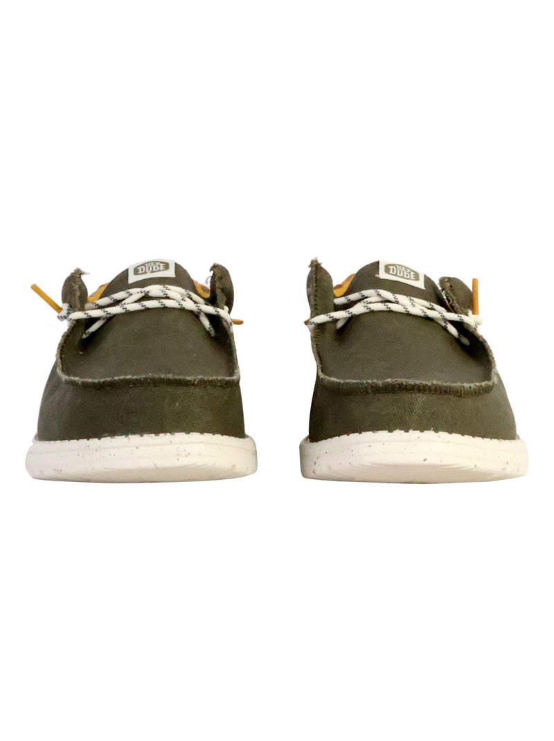 Mocassin à Lacets Hey Dude Wally Break Hey Day Vert - Kiabi