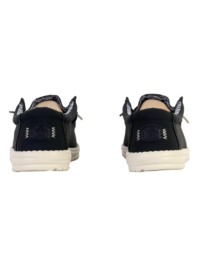 Mocassin à Lacets Hey Dude Wally Classic Bleu marine - Kiabi