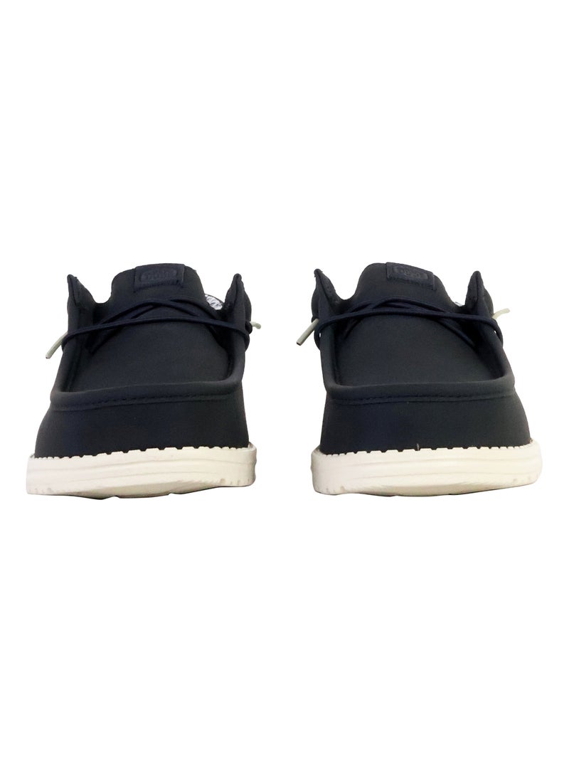 Mocassin à Lacets Hey Dude Wally Classic Bleu marine - Kiabi