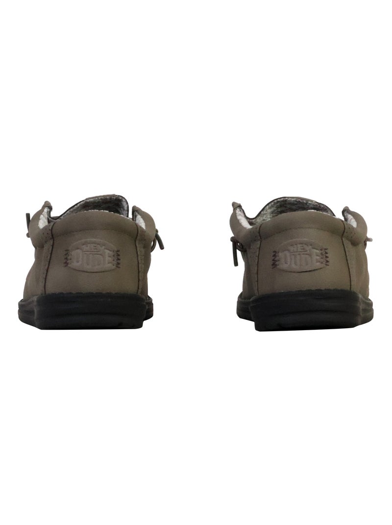 Mocassin à Lacets Hey Dude Wally Classic Gris - Kiabi