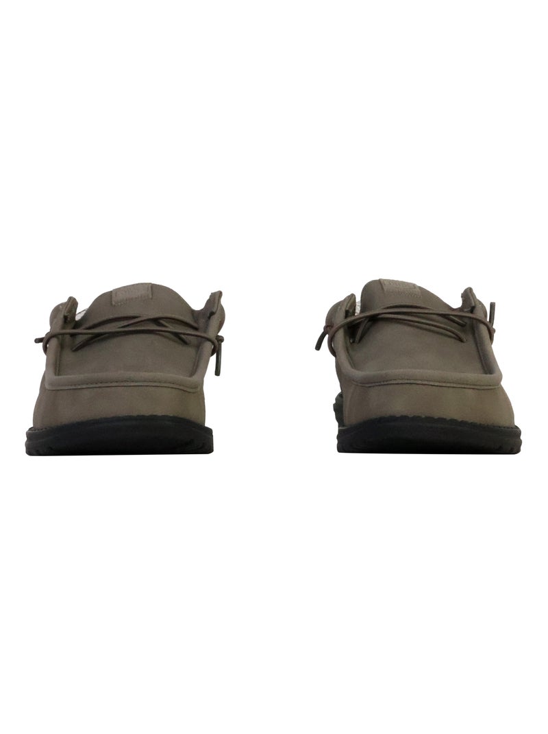 Mocassin à Lacets Hey Dude Wally Classic Gris - Kiabi